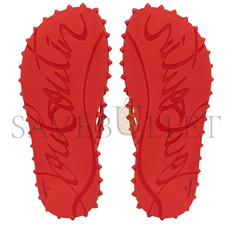 ch**an louboutin S*per loubi flipflip flops rubber loubi women 1230961r251